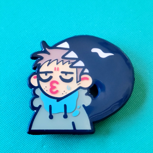 Symbrock pin! I like doing cute screen-printing on my pins haha