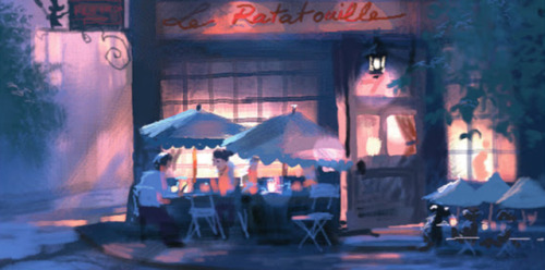 Ratatouille visual development by Dominique Louis 