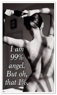 cravehiminallways212:  ❤️  Mmm&hellip;. I fucking adore that one percent of yours&hellip;.💋