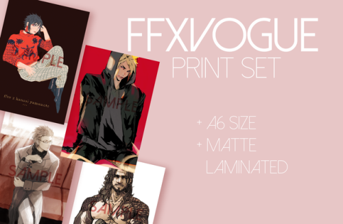 ffxvogue: Here are all of our extras for FFXVogue! These will be available exclusively through the t