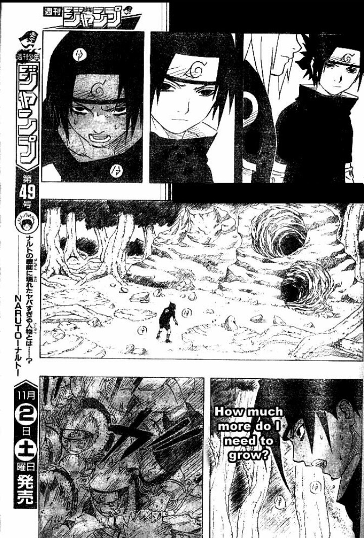 kawaiihitler-chan:  Anyone else notice this?  Sasuke HATES that he wasn’t the one