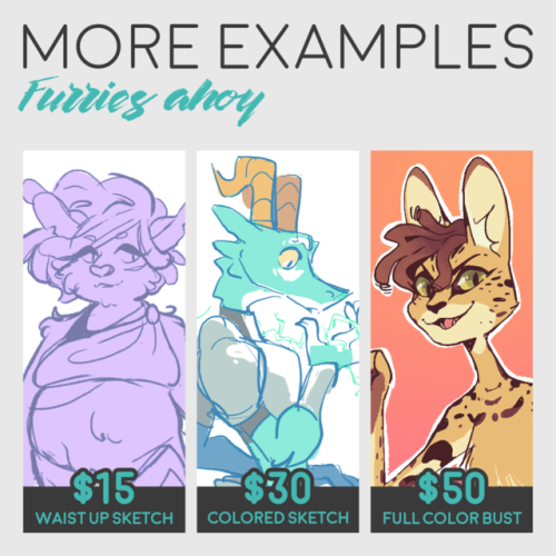 Wow! What do you know, I’m opening up commissions!! So I need to take some unpaid leave f