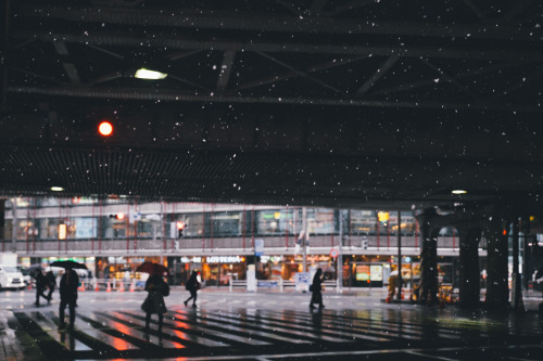 takashiyasui:Snow day in Tokyo