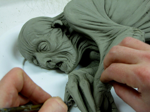 cross-connect:  Evan Campbell is a free-lance sculptor living in California.  His