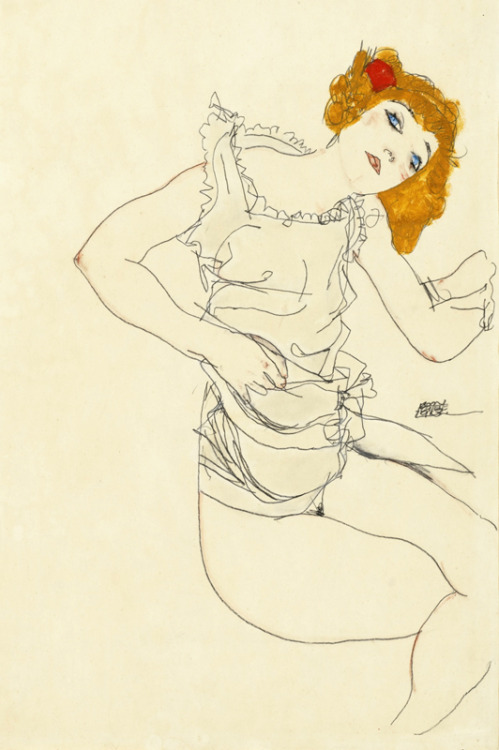 ILLUSTRATION AND PAINTINGS BY EGON SCHIELE (1890 – 1918)
