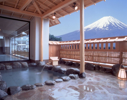 virtualgeometry - Mt.Fuji view from Onsen Konansou, Japan