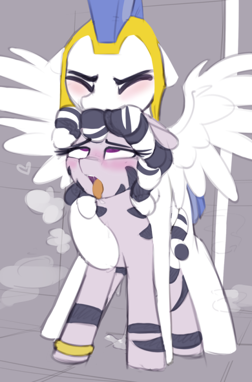 clopficsinthecomments: https://www.fimfiction.net/story/413981/zala-the-zebra  Hope you enjoy!!!  Art by @shinonsfw  👀💦💦💦  