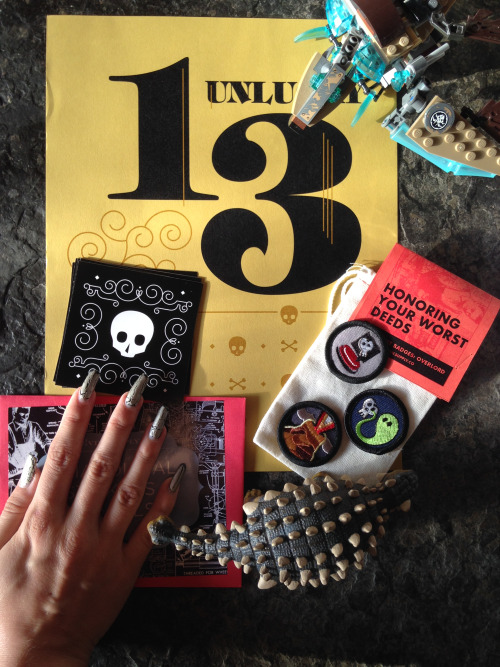 topios: Another EvilSupplyCo two-for-one post. The first set is the delightful Unlucky 13 print, onl