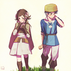 niwatorineko:  cute n smol, flustered country folk uwu 