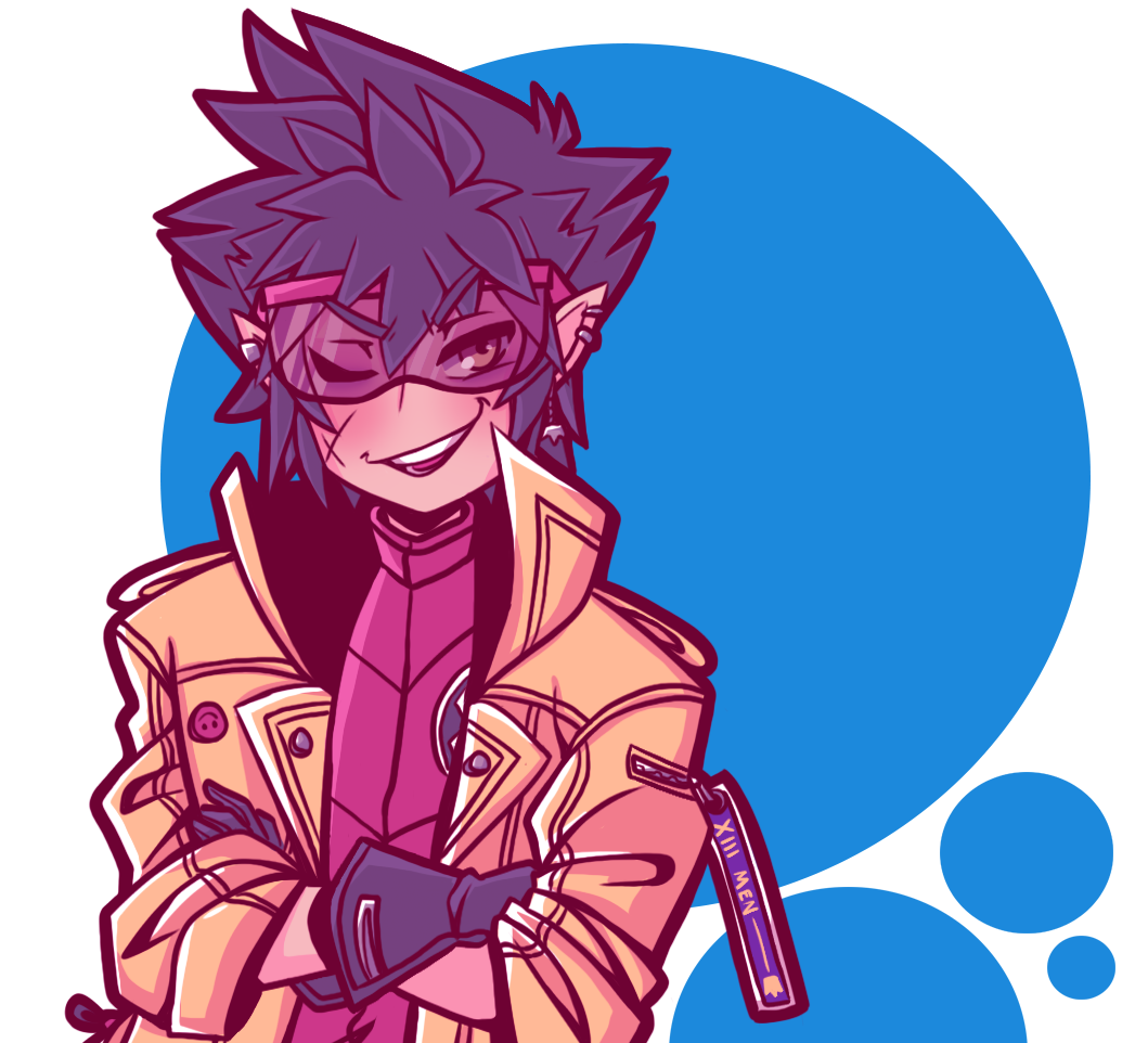destiny-islanders:  Don’t ask me why I doodled Vanitas wearing Jubilee’s outfit,