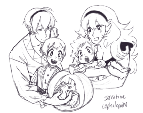 a little LeoKamu family doodle~