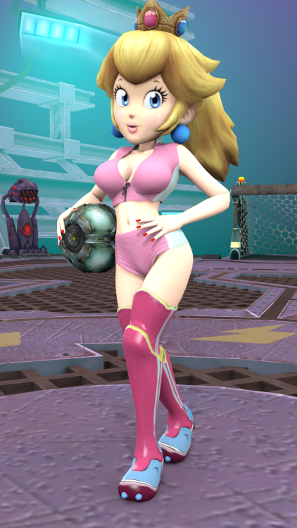 XXX the-dr-feelgood:  Princess Peach Sexy Striker!!AquÃ­ photo