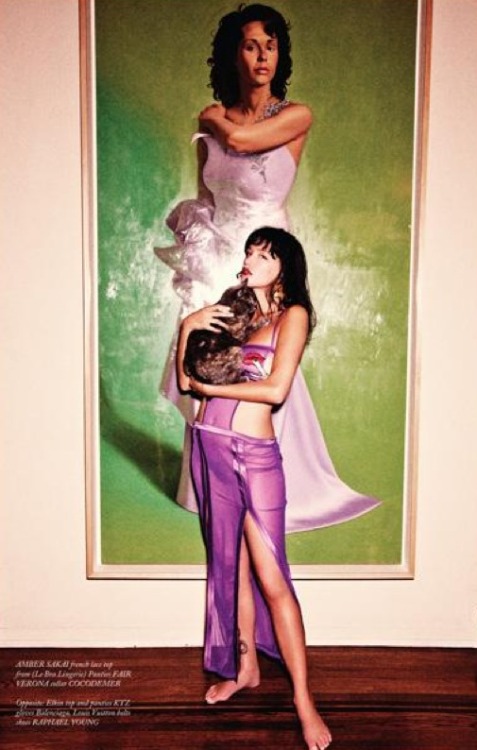 Paz de la Huerta - Lovecat by Ellen von Unwerth, Summer 2011