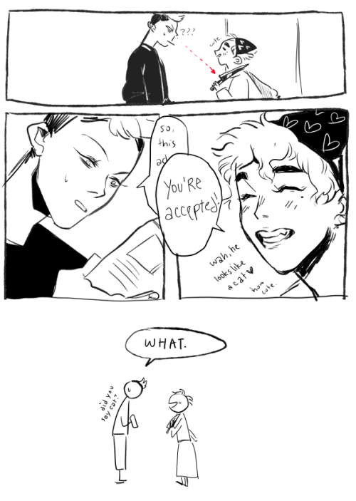 animauxing:  >AU where they are roommates.