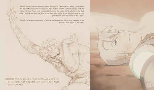 skywaleker: A T L A S — leader of the rebellion; guardian of the pillars that held the earth a