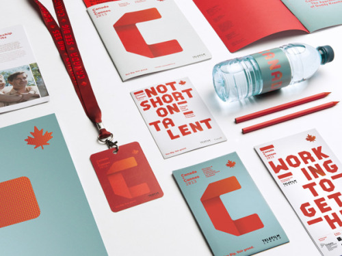 escapekit:Téléfilm CanadaMontreal designer Maude Lescarbeau has created a beautiful identity and typ