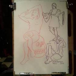 Thanks Katia.  Drawing at Dr. Sketchy’s