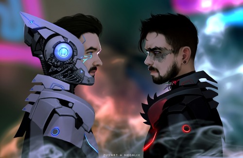 neoalix: Cyberpunk @therealjacksepticeyeArt collab with @zuyart :3Speedpaint Here Ahhh, so freaking 