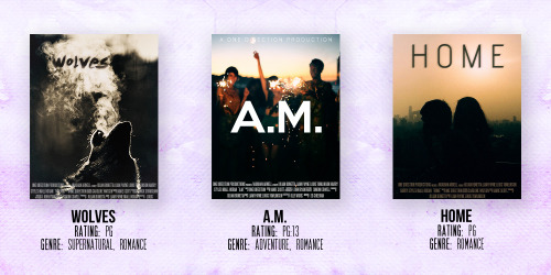 liamtrash: Made In The A.M. movie posters (inspo).