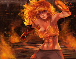 azaryasart: [ RWBY fanart ] featuring YANG XIAO LONG Check out my deviant: azaryas.deviantart.com 