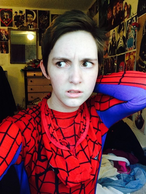 wingscanspeak:  itsgonnabeathing:  wingscanspeak:  wingscanspeak:  GUYS THE ZIPPER IS STUCK ON MY SPIDERMAN COSTUME IT IS REALLY HOT IN HERE AND MY FAMILY IS NOT HOME SERIOUSLY GUYS IT IS REALLYHOT AND I CAN’T GET IT OFF I’M REALLY WORRIEDWHAT DO