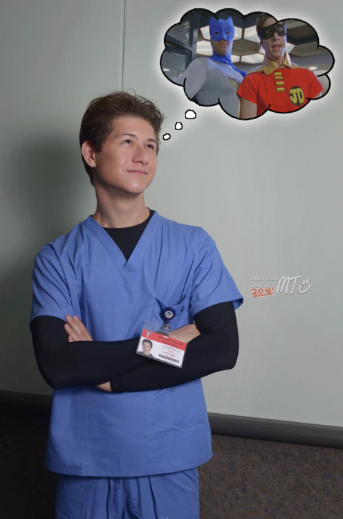 cpt-tightpants:I’m No SupermanPictures of our Scrubs group we did for Halloween!@welpwomp​ as Doctor