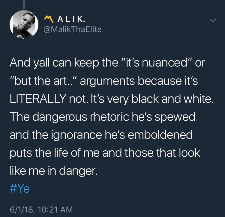 malikthaelite:My thoughts on the new Ye album…