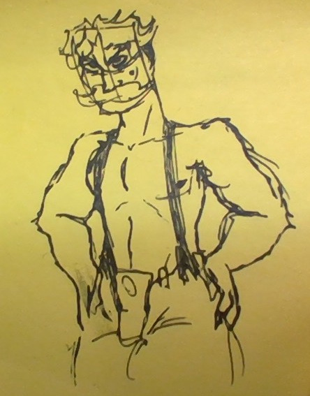 Various Doodles Of Men Who Coincidentally Happen To All Have Facial Hair