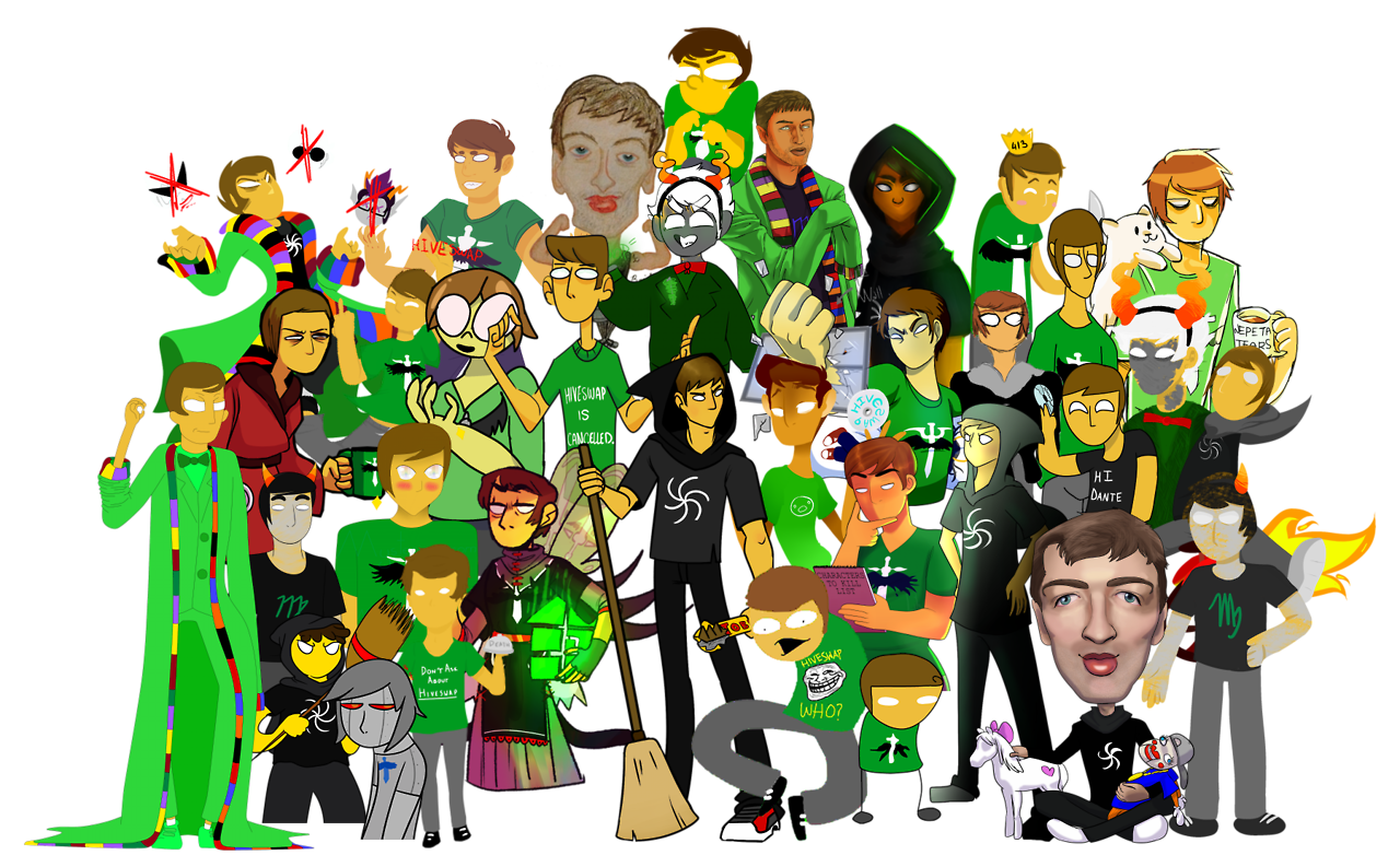 homestuckartists: here’s the special hussie drawpile from the homestuck artists