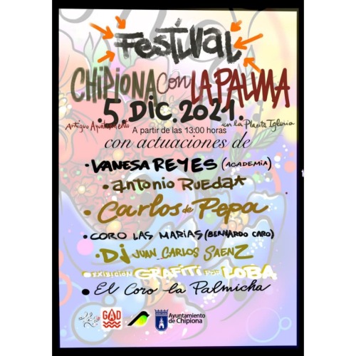 Ya sabéis tod@ allí por una causa necesaria #todosporlapalma #festival #chipiona #chip