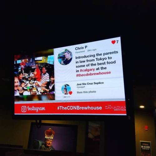 OMG! It’s #thecdnbrewhouse Inception!!! #calgary #alberta #canada #prairies #prairie #bar #pub