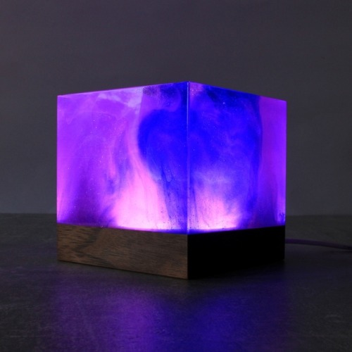 sosuperawesome:  Wood and Resin NightlightsWood All Good on EtsySee our #Etsy or #Nightlights tags 