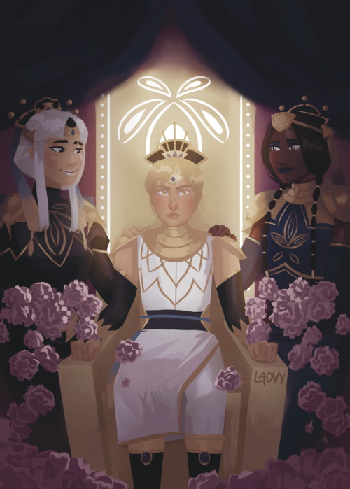 ladvy:my full piece in @dragon-prince-zine!(don’t repost)