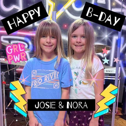 Happy Birthday to our talented Chicas Josie and Nora thank you for letting us celebrate with you. We hope your day was rocking, we love you!! 🥳💕⚡️🤘🏼
#chicasrockcc #josiechica #norachica #birthdaygirls #coolestgirlsintown (at Chicas Rock Music...