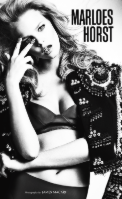 annkuccgjnn:  Marloes Horst for Galore magazine: the BombShell Summer Issue 2014 