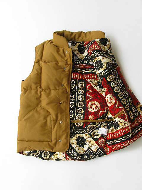 grailshit:SIERRA DESIGNS Batik Lining Down Sierra Vest