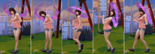  You need to download the: Pose player form Andrew’s Studio★ Translucent Umbrella Pose 2 ★ ( Total