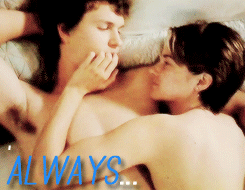 edswift:  “I am,” he said. He was staring at me, and I could see the corners of his eyes crinkling. “I’m in love with you, and I’m not in the business of denying myself the simple pleasure of saying true things. I’m in love with you, and I