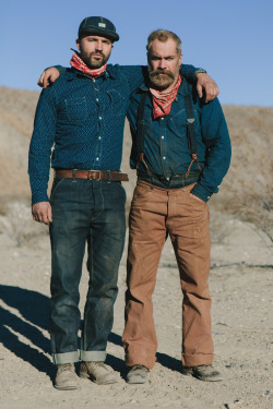 farhadsamari:Me and my friend Cory Piehowicz out in the desert 