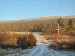 geopsych:  Snowy landscapes near the ridge.