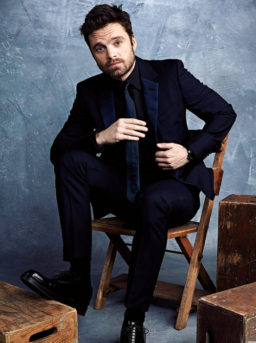 sebastiansource: Sebastian Stan photographed at TheWrap Portrait Studio at the Palm Springs Film Fes