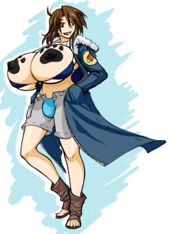 ipaiwithmylittleeye:  Dong version because Lass can bone things. Plus I just thought the unbuttoned, loose shorts work well with her dong bulging out, and the light blue of the underwear gets to show more. Maybe she’s futa when she has that spiked collar