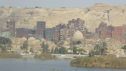 Natural small lake in Cairo