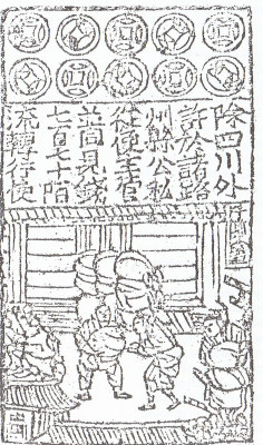 worldhistoryfacts:  Song Dynasty paper money