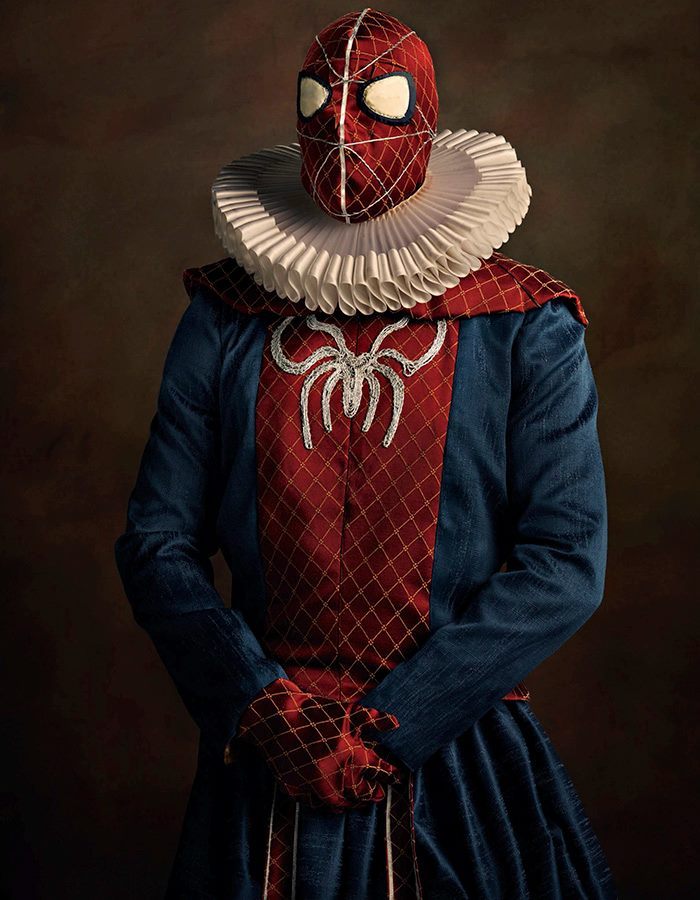 tastefullyoffensive:  Elizabethan Superheroes by Sacha GoldbergerPreviously: If