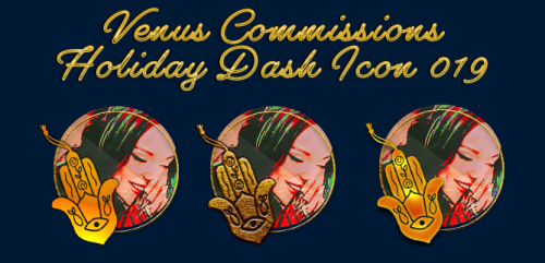 VENUSCOMMISSIONS  HOLIDAY  DASH  ICON  019100  POINTS  ON  DEVIANTART  /   1.5  USD  VIA  PAYPAL.TEM