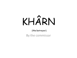 wh40kpowerpoints:  KHâRN THE BETRâYER, SLâYER OF COUNTLESS FOES, DESTROYER OF VâRIOUS WORLDS, âND âN INTERESTING GUY TO BE   âROUND.I was tempted to replace all the a’s with â, but it became too distracting