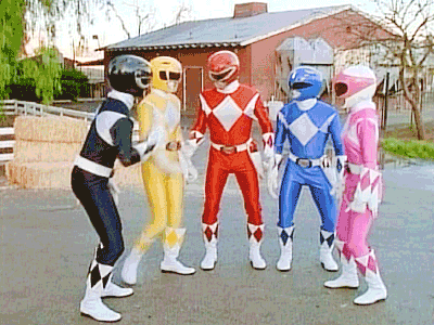 dekutrickortreet:red ranger: ok you guys split up and me ol’ yellow over here r gonna fuck in this b