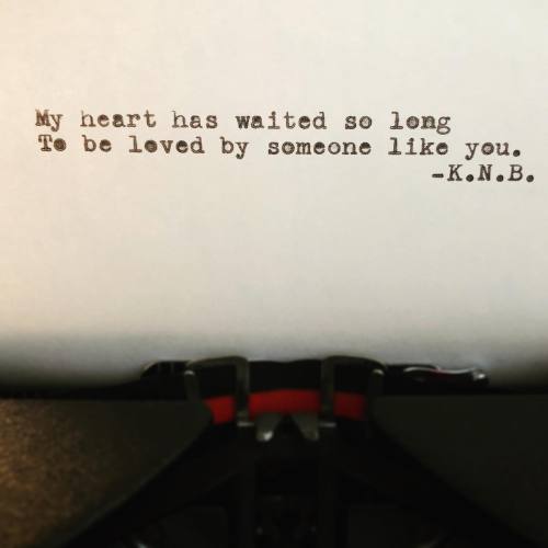 Long awaited love . . . . . #mywriting #typewriterpoetry #typewriterpoem #mydearestlove #poetry #poe