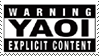 warning yaoi explict content